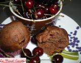 Muffins chocolat et cerises