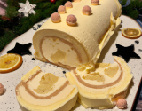 Bûche de Noël façon bavaroise au grand marnier