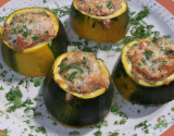 Courgettes farcies au fromage