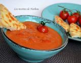 Soupe de tomates cerise confites au mascarpone