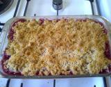 Crumble pomme-framboise facile