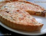 Quiche lorraine (charcuterie, champignons et cheddar)