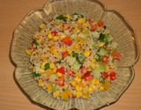 Salade de quinoa aux légumes croquants