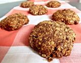 Cookies vegan et fitness abricot-pomme-cannelle