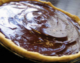 Tarte au chocolat et aux cacahuètes