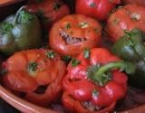 Tajine de poivron farci à la viande hachée