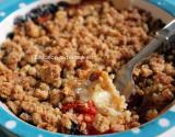 Crumble de tomates au rocamadour