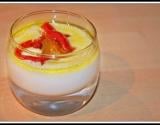 Panna cotta coriandre, légumes du soleil