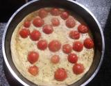 Clafoutis tomates cerises balsamique au cantal entre 2