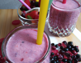 Smoothie fruits rouges