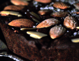 Gâteau au chocolat et amandes