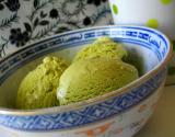 Glace vanille matcha