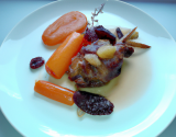 Fricassée de lapin aux fruits secs et canelle