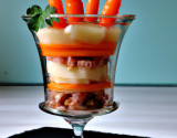 Verrine choucroute, Carotte et Pomme