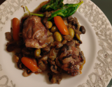 Petit sauté d'agneau de pré-salé, bouquetière de petits légumes oubliés, saveur d'huîtres de Normandie