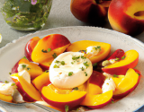 Mozzarella aux nectarines