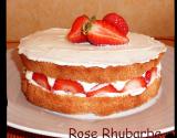 Victoria sponge cake aux fraises Label Rouge