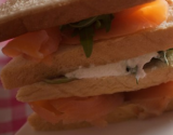 Club sandwich au saumon "garrigue"