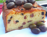 Cake olives & lardons