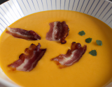 Velouté de potiron au bacon