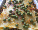 Lasagnes aux petits pois