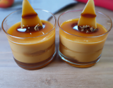 Verrine de poires, caramel au beurre salé et spéculoos