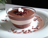 Mousse au chocolat et fromage blanc