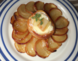 Tatin de pommes de terre au brie de Meaux