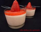 Douceur de panna cotta tout fraise