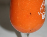 Smoothie de carotte et d'orange