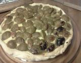 Tarte aux prunes jaunes