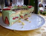 Fraisier à la pistache pâtissier