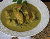 Curry vert de poulet