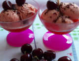 Glace express aux cerises