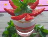 Verrine fraise-menthe