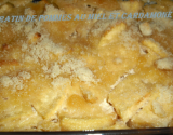 Gratin de pommes miel et cardamone