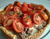 Quiche thon - tomate