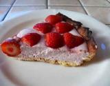 Tarte mousseuse aux fraises