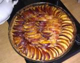 Tarte aux brugnons