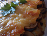 Lasagnes aux champignons et aubergine