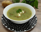 Soupe de cresson et poireaux