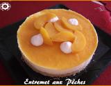 Entremets aux pêches