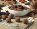 Truffes au chocolat amer