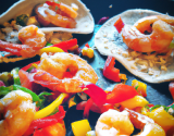 Fajitas aux crevettes