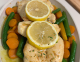 Poulet au citron et petits légumes