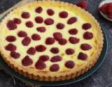 Tarte aux framboises et au mascarpone