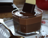 Petit pot de crème au chocolat