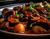 Bœuf Bourguignon au Cookeo