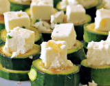 Bouchées de courgette et de feta