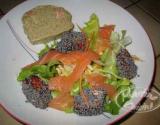 Salade aux chamallows de saumon